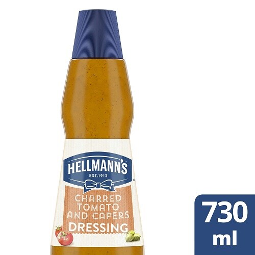 Hellmann's Charred Tomato and Capers Dressing 730ml - With Hellmann's Dressings, I can create unique flavours for exciting dishes that my diners will love